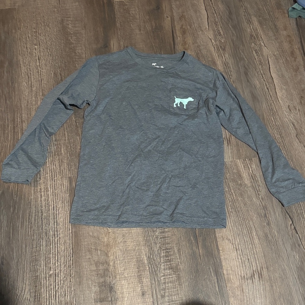 Kids Gray Long Sleeve Shirt